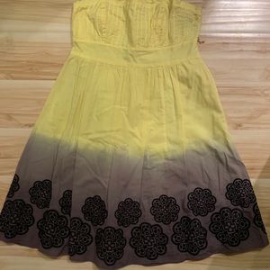 •Anthropologie• Strapless Dress